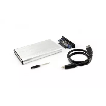 Sbox HDC-2562W 2.5 ārējais HDD korpuss kokosriekstu baltā krāsā