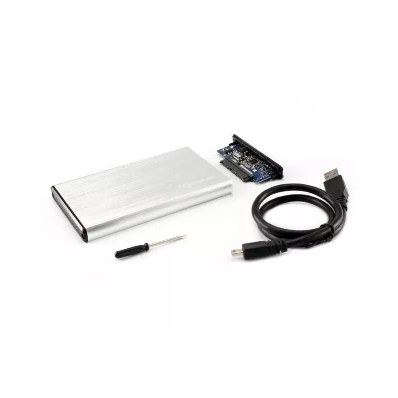 Sbox HDC-2562W 2.5 ārējais HDD korpuss kokosriekstu baltā krāsā