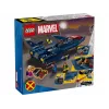 Konstrukciju rotaļlieta LEGO Marvel Super Heroes X-Jet 76281 ar 5 minifigūrām