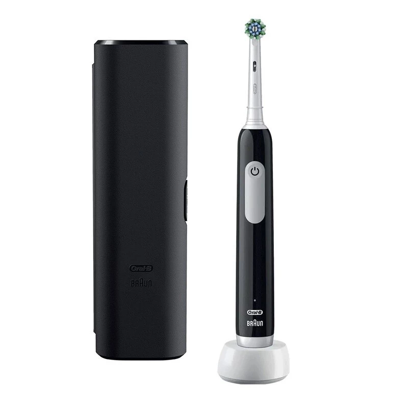 Oral-B PRO Series 1 pieaugušo rotējoši oscilējoša zobu birste, melna