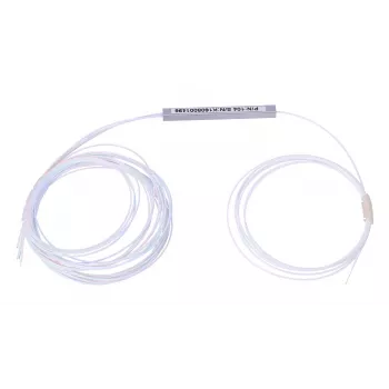 Kabeļa sadalītājs Extralink Splitter 1:4 PLC 900µm 1m bez savienotājiem PVC balts