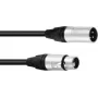 XLR 3-pin kabelis PSSO 10 m ar Neutrik saderīgiem savienotājiem audio/DMX