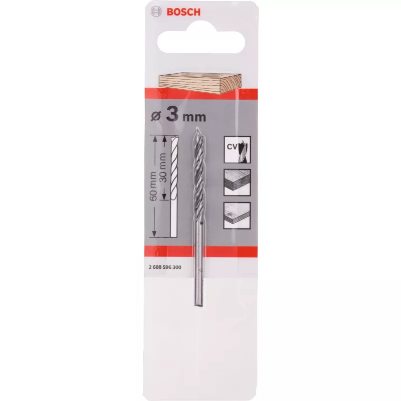 Bosch Standard gala urbis, 3 mm diametrs, 61 mm garums