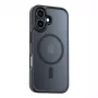 Aizsargmaciņš Torras Guardian Magnetic Series iPhone 16 Plus — melns, magnētiska stiprināšana, plāns profils