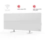 AENO Premium Eco Smart Heater, 700W, Rūdīts stikls, Infrasarkanā+konvekcijas apkures tips, Spraudņa tips: Eiropa (E/F tips), BALTS