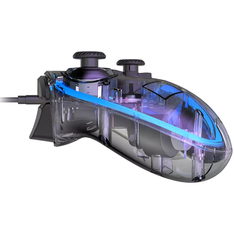 Vadu spēļu kontrolieris Canyon GP-02 operētājsistēmai Windows, PS3, Android multivides kastēm, Nintendo Switch ar 2 m kabeli