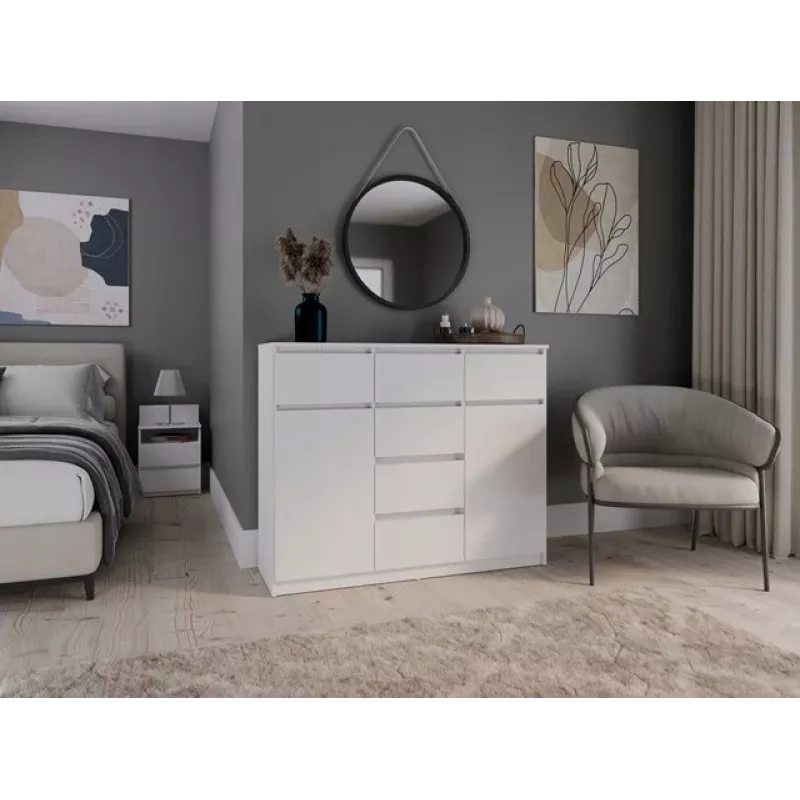 MALWA 2D6S balts kumode