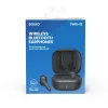 SAVIO in-ear TWS headset TWS-12, Bluetooth 5.3, built-in mic, Melns