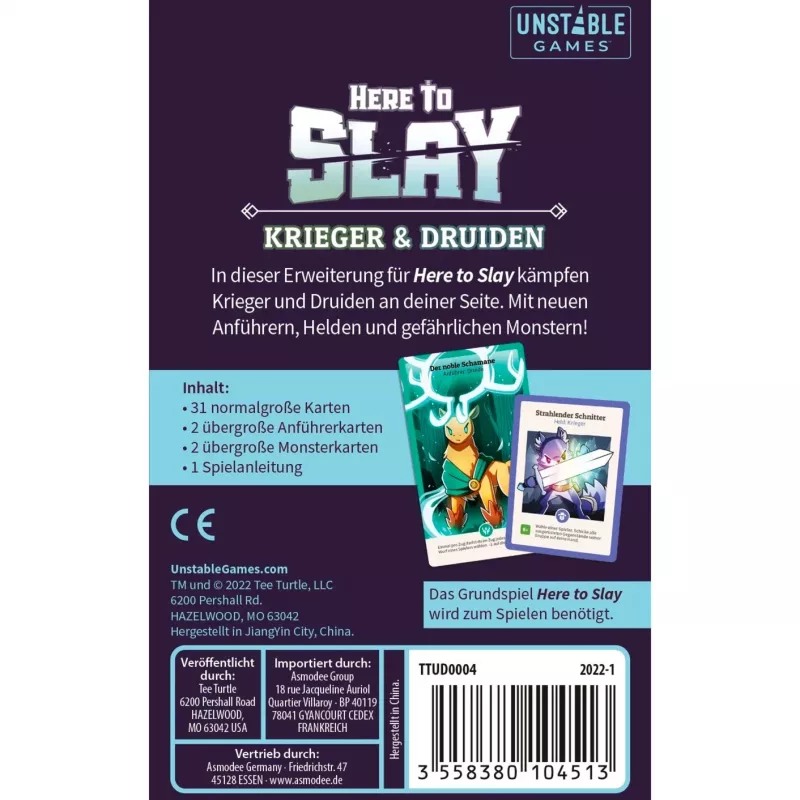Here to Slay — Karavīri un druīdi, kāršu spēles paplašinājums