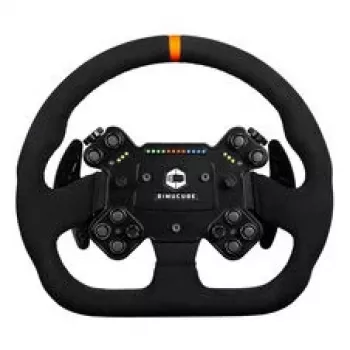 Simucube Valo GT-23 SC3 Simracing stūre, 320 mm diametrs, GT dizains, SC3 ātrās atvienošanas sistēma - melna, zamšāda