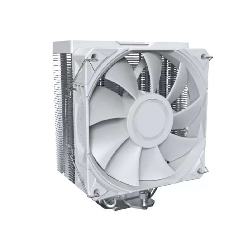 CPU gaisa dzesētājs Montech NX400, 120 mm ventilatori, Balts, izmēri 156×74×120 mm, TDP 270 W