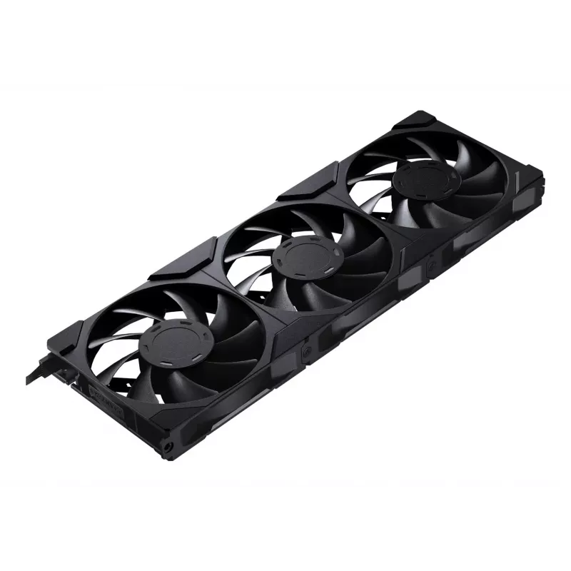 Phanteks M25G2-120 120mm melns 3-gab. korpusa ventilatoru komplekts