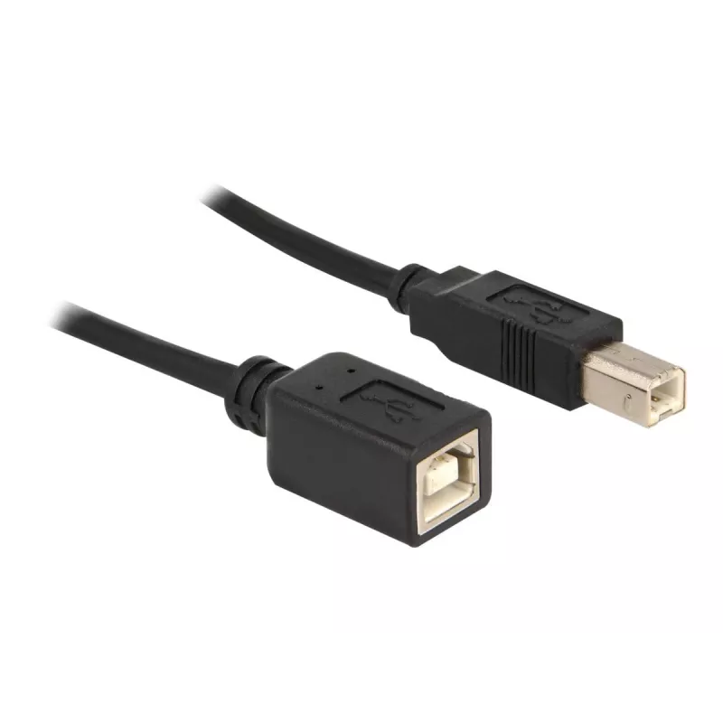 USB kabelis DeLOCK USB2.0-B 2m USB B melns