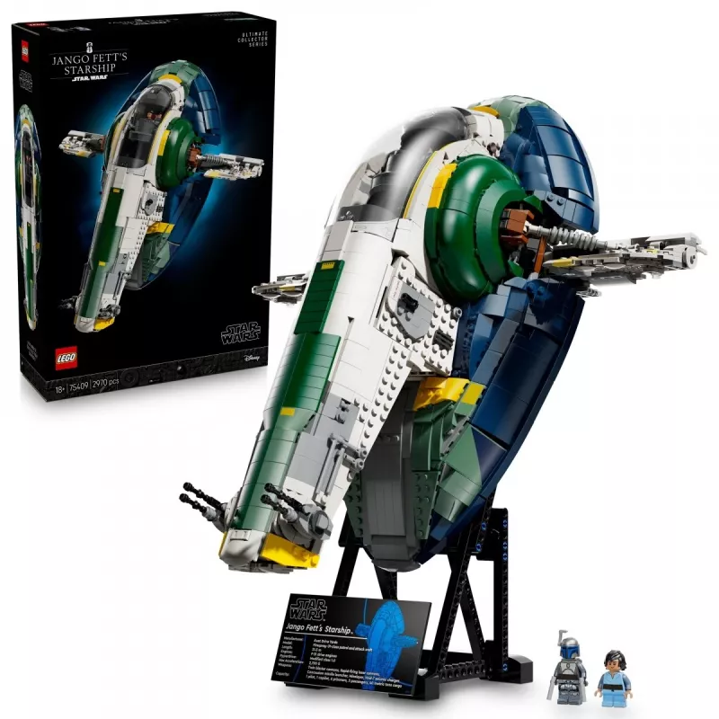 LEGO STAR WARS 75409 Jango Fetta Firespray klases zvaigžņu kuģis