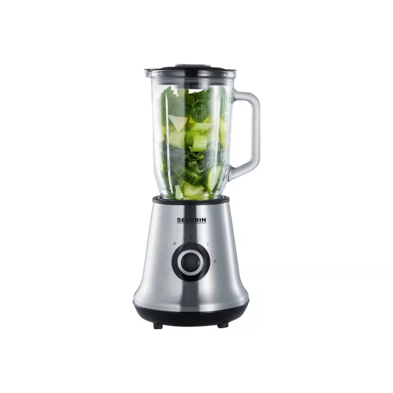 Severin SM 3734 galda blenderis melns - nerūsējošais tērauds 1l 500W Mikseris (SM 3734)