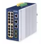 Pārvaldītais slēdzis PLANET IP30 16-Port L2/L4 Gigabit Ethernet PoE