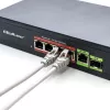 Ethernet PoE komutators QOLTEC 52296 — 4x RJ45 PoE porti, 1x RJ45 uplinks