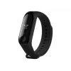 Silikona siksniņa FIXED Xiaomi Mi Band 3/4 — melna, maināma elastīga izturīga silikona