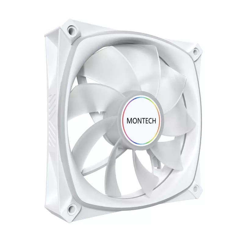 MONTECH RX120 PRO White 120mm ARGB Reverse Blade 3 komplekts