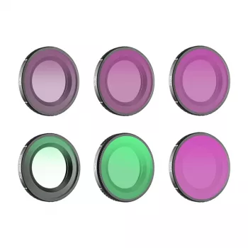 Sunnylife 6 filtru komplekts: 1/4 Black Mist + CPL + ND8 + ND16 + ND32 + ND64 Osmo Nano