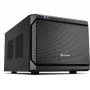 Sharkoon QB One Melns - Midi/Minitower ITX, Mini-ITX 3,5 - PC-/Server barošanas bloka dzesētājs - USB, USB 2.0, USB 3.0