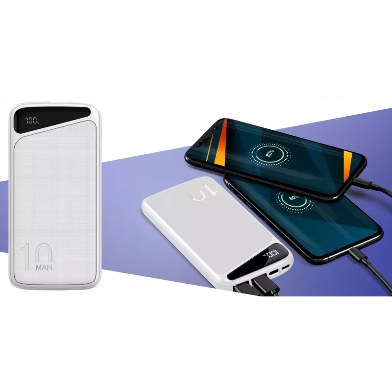 Pārnēsājams ārējais akumulators Navitel PWR10 MX balta 10000 mAh