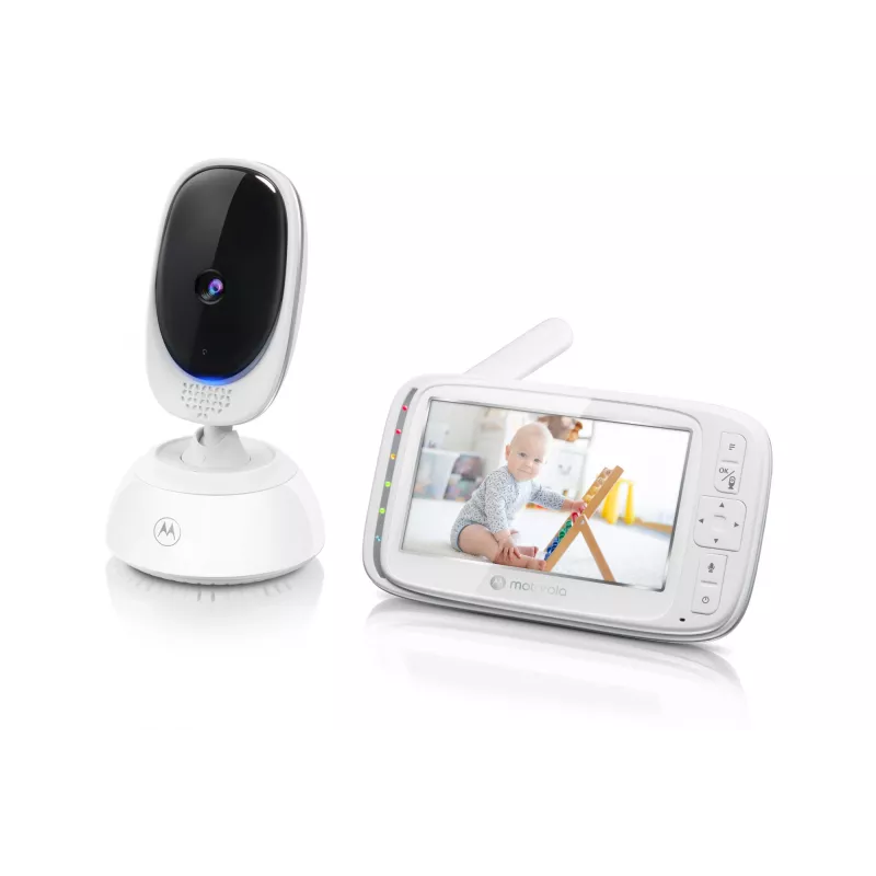 Video mazuļu monitors MOTOROLA VM75 ar 5,0 collu ekrānu un nakts redzamību