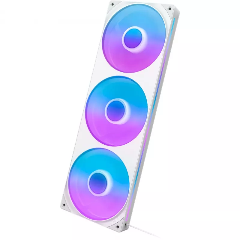 NZXT F360 RGB Core 120mm ARGB 3 komplekts balts