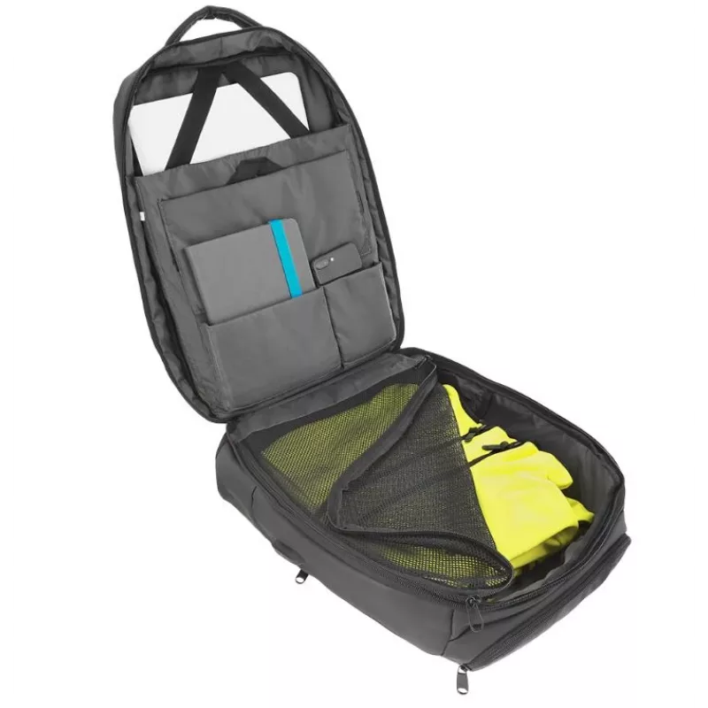 Mugursoma Tellur Notebook 17.3 collu Business XL ar USB pieslēgvietu, melna