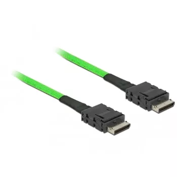 DeLOCK 85214 SAS kabelis 1 m Melns SFF-8611 SFF-8611