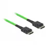 DeLOCK 85214 SAS kabelis 1 m Melns SFF-8611 SFF-8611