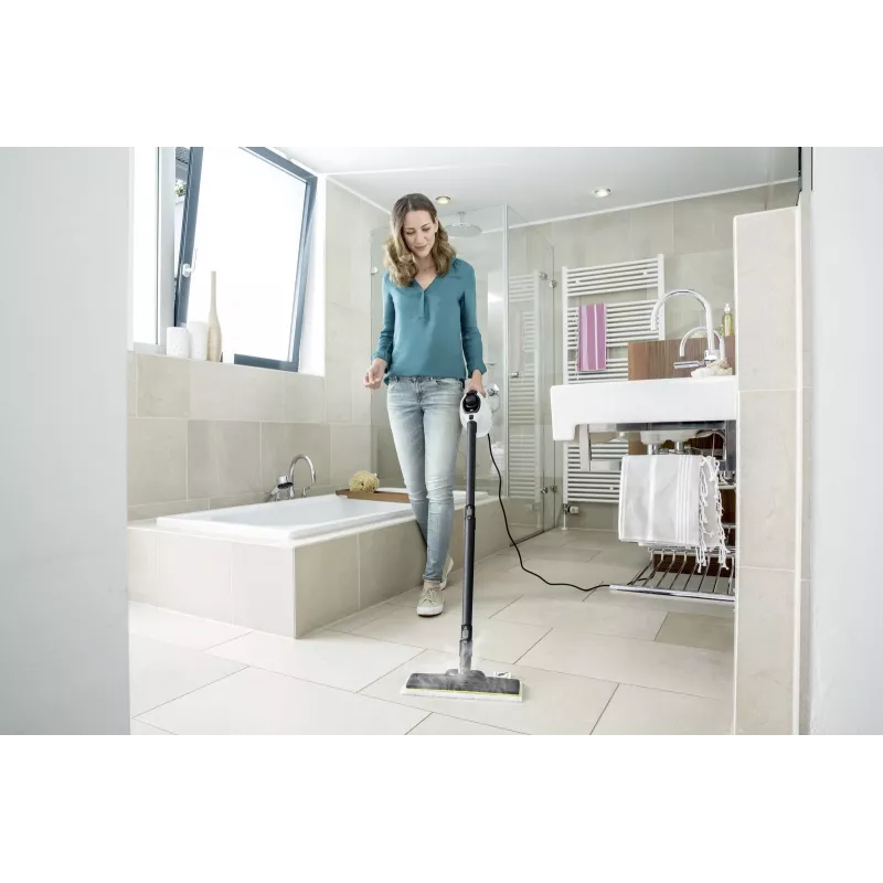 Kärcher SC 1 EasyFix Pārnēsājams tvaika tīrītājs 1200 W Melns, Balts