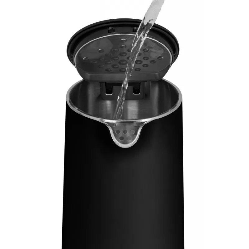Elektriskā tējkanna ar dubultsienu 1,5 l Concept Melns RK 3301