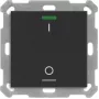 MDT BE-TAL55T106.B1 KNX spiedpoga Light 55 1f RGBW temperatūras sensors melns matēts pārslēgšana 1 (BE-TAL55T106.B1)