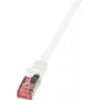 Tīkla kabelis LogiLink 50m Cat.6 RJ-45 S/FTP Balts
