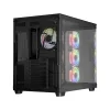 Datora korpuss LC-Power LC-8001B-ON Midi Tower, melns