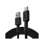 USB kabelis zaļa Cell KABGC22 USB 2.0 1,2 m USB A USB C melns