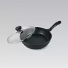 Maestro MR-1205-28 panna ar vāku, 28 cm, melna