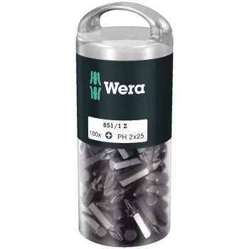 Wera 851/1 Z DIY 100 SiS skrūvgrieža uzgaļi 100 gab.