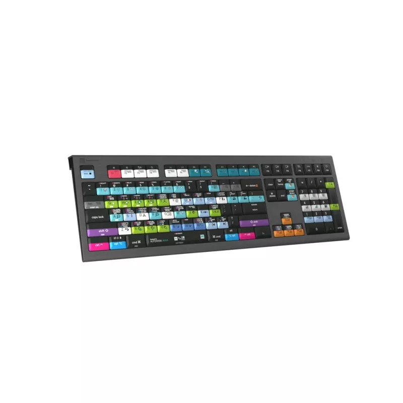 Logickeyboard Avid Media Composer Astra 2 tastatūra universāla USB QWERTY vācu pelēka