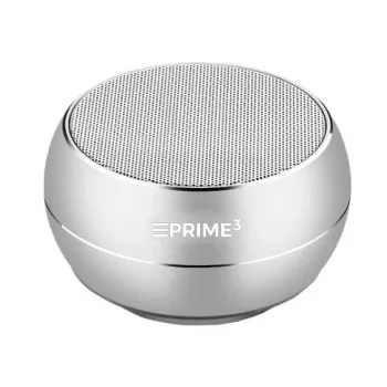Prime3 Bluetooth skaļrunis ABT03SL (sudraba krāsa) (5h, akumulators), Bluetooth skaļrunis, sudraba