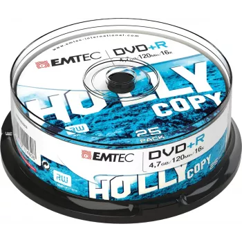 Optiskais disks DVD+R EMTEC ECOVPR472516CB 4,7 GB 16x, vārpsta 25 gab.