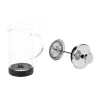 French Press JATA HCAF1160 0.6 L Melns Caurspīdīgs
