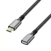 USB 3.2 Gen2 Type-C uz USB-C/F, PD, 1m