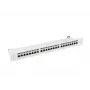 Patch panel 1U LANBERG PPS7-1024-S — 24-portu, Cat7, F/UTP, metāla, 1U (445×102×44,5 mm)