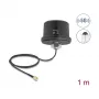 Antena DELOCK 81469 daudzvirzienu 5G LTE GNSS Wi‑Fi 6 SMA savienotājs pastiprinājums 1,9–3,3 dBi