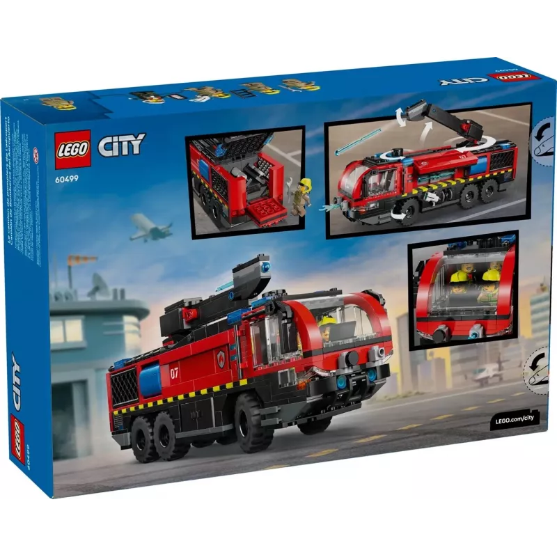 LEGO CITY 60499 Lidostas ugunsdzēsēju mašīna