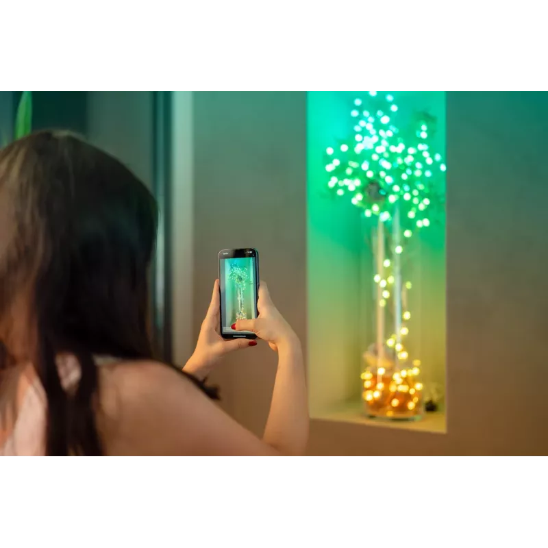 Viedā dekoratīvā gaisma Twinkly Strings USB-C Pearls Wi-Fi/Bluetooth Multicolour