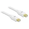 DeLOCK - DisplayPort kabelis - Mini-DisplayPort (vīr.) - Mini-DisplayPort (vīr.) - 2,0 m - Balts - Apple MacBook, MacBook Air, MacBook Pro (82795)