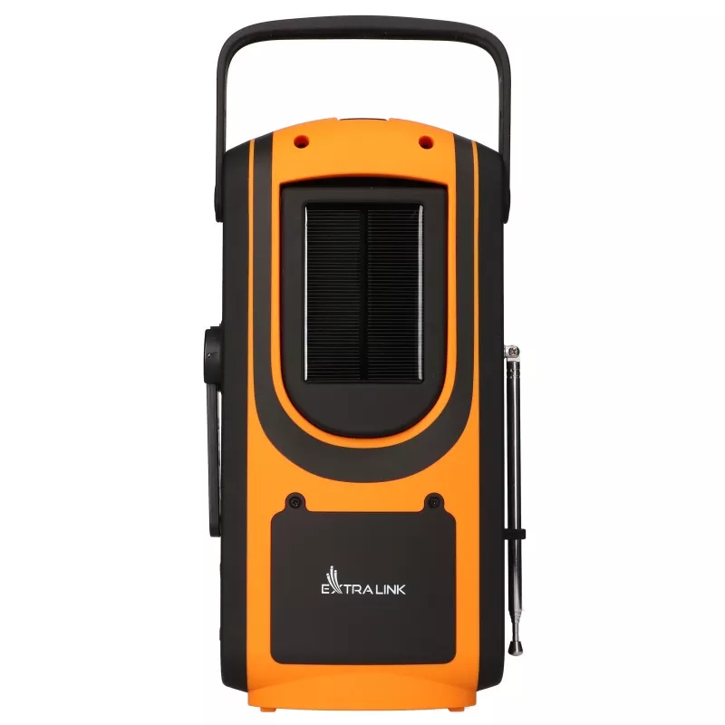 Extralink Power Ranger EPS-6000 | ārējais akumulators | 6000mAh, FM radio, LED gaisma, dinamo, saules panelis